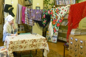 Библионочь-2017 в Пучужской сельской библиотеке. "Валенки"