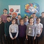 Познавательно-игровая программа "Космоса далекие планеты" в Двинской библиотеке.  Дружный экипаж 3 класса Корниловской средней школы