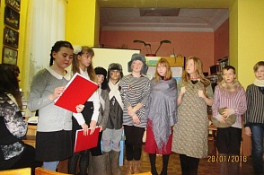 "Блокадные новеллы", театральная студия "Славица" (Онежская библиотека пос. ЛДК)