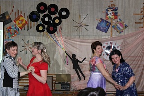 Пасодобль "Рио Рита" в исполнении женсовета Верхней Тоймы