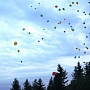 полетели шары в небо