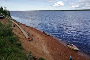 Берег реки Мезень