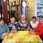 Посетители кафе "Вкусное чтение" в Пучужской библиотеке