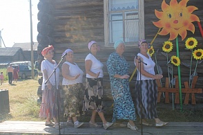 Афанасьевская библиотека. "Праздник забытой деревни" на Юмиже. Фольклорная группа "Встреча" 