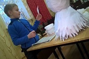 Снеговик почти готов